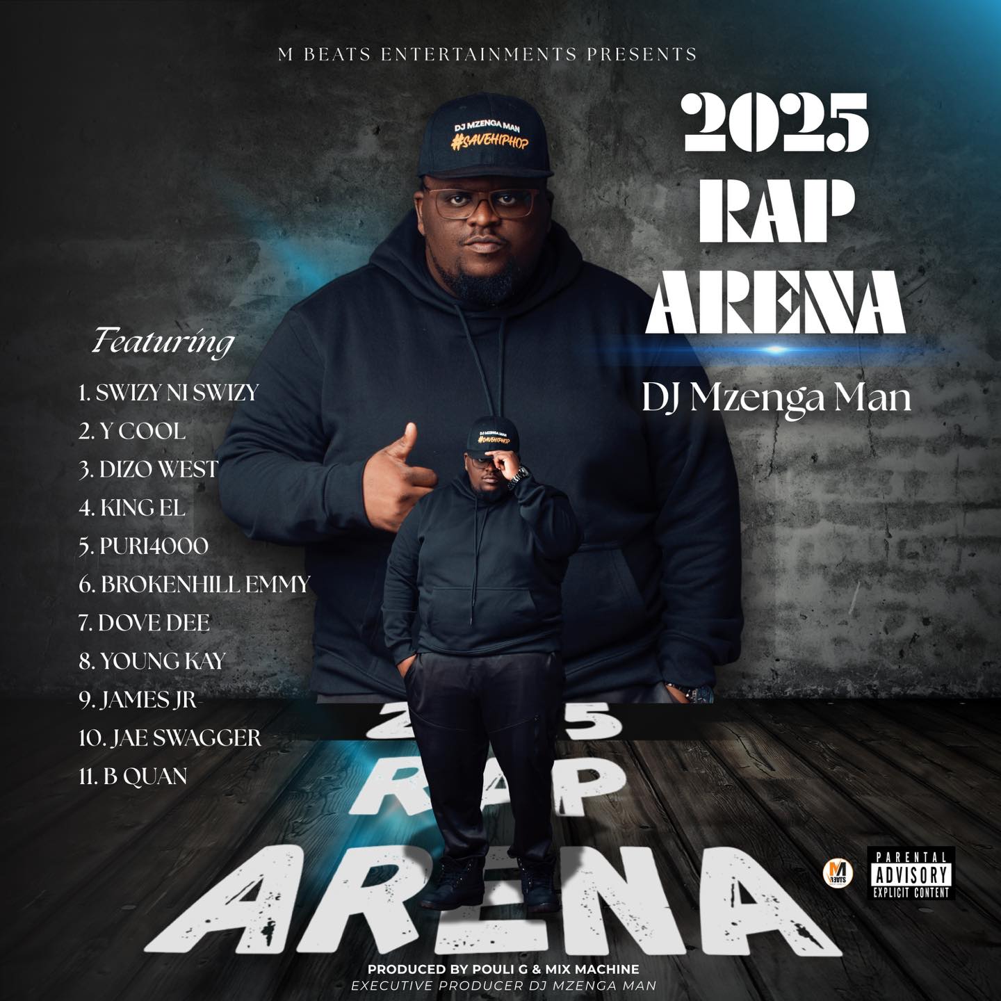 Music Audio : DJ Mzenga Man ft. Various Artists – 2025 Rap Arena | Download Mp3
