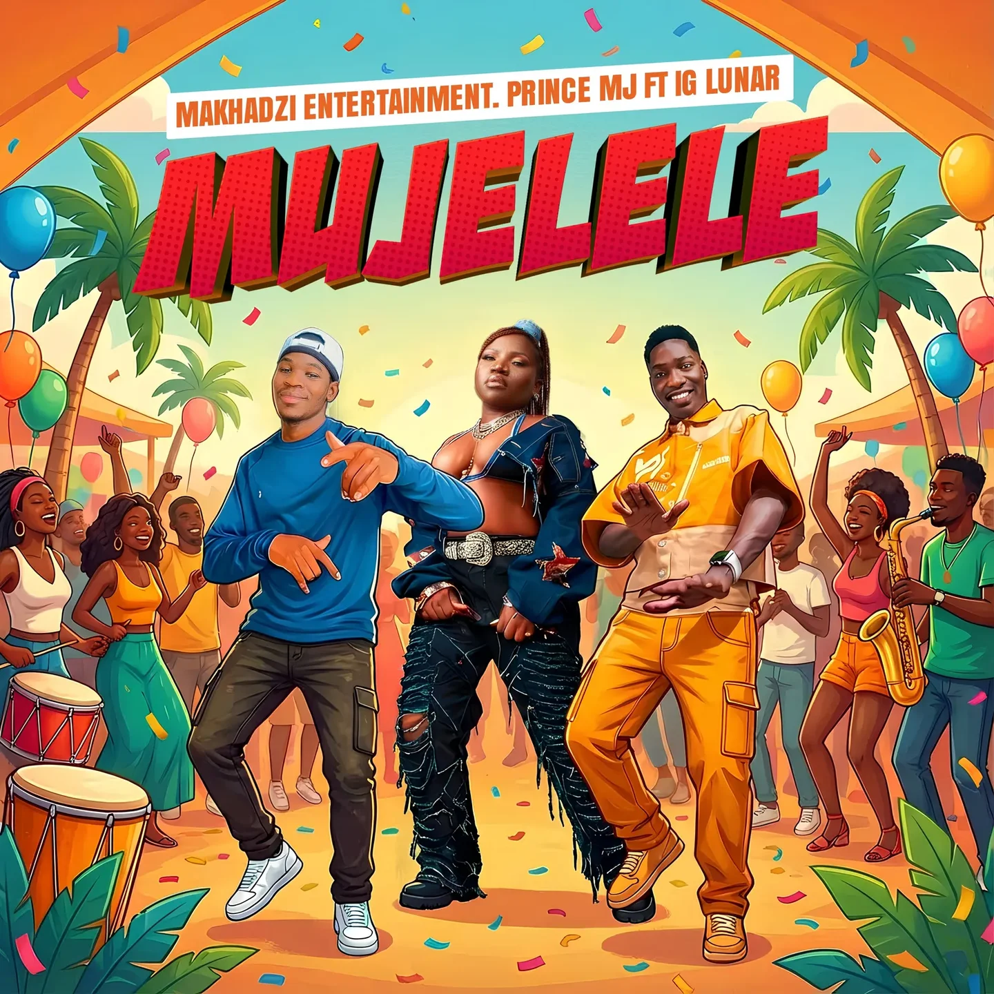 Music Audio : Makhadzi Entertainment x PrinceMJ – Mujelele ft IG Lunar | Download Mp3