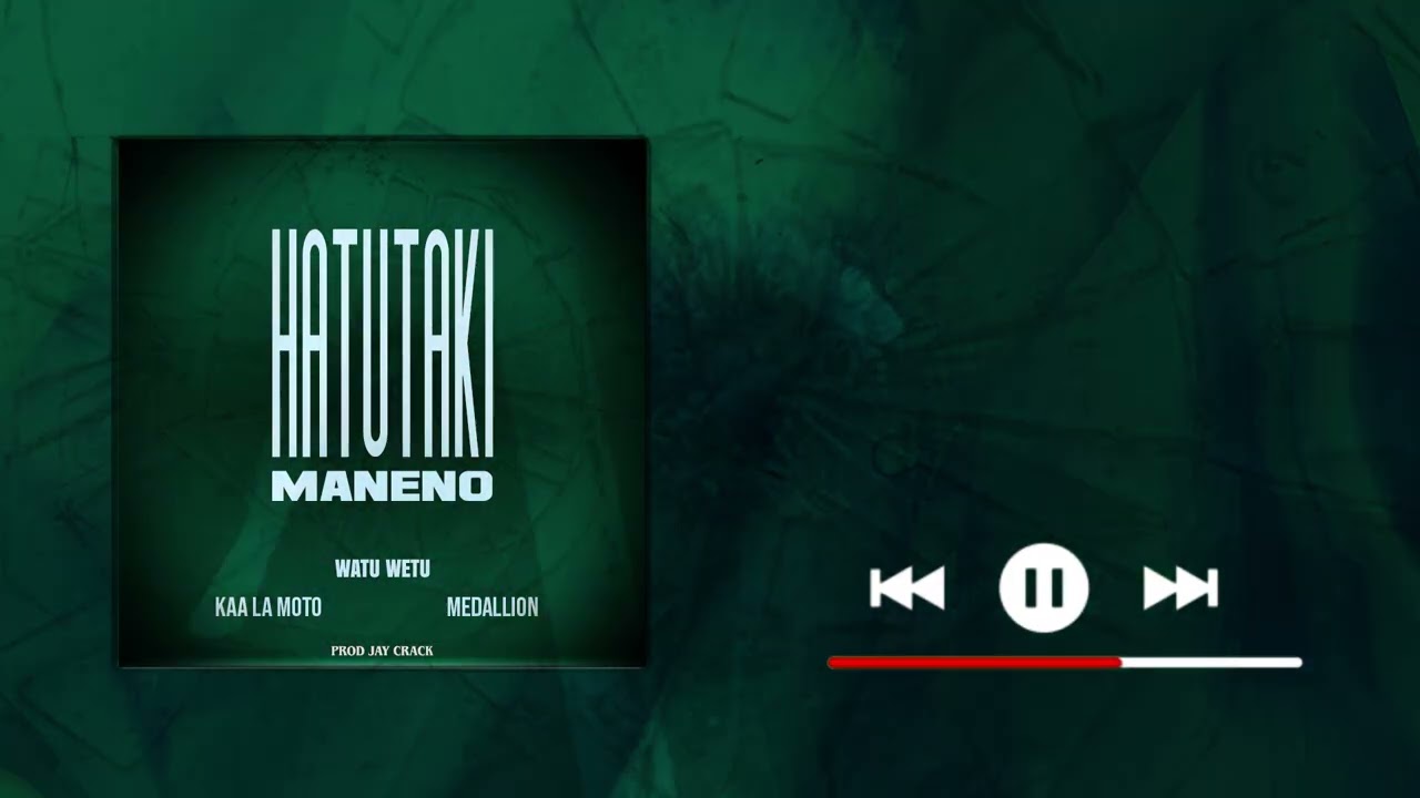 Music Audio : Watu Wetu ft Kaa La Moto & Medallion – HATUTAKI MANENO | Download Mp3