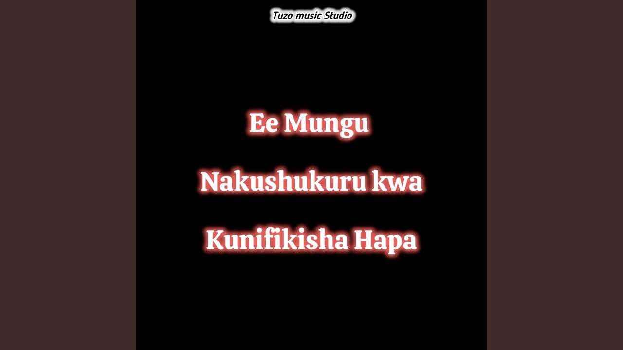 Music Audio : Tuzo Jerome – Ee Mungu Nakushukuru Kwa Kunifikisha Hapa | Download Mp3